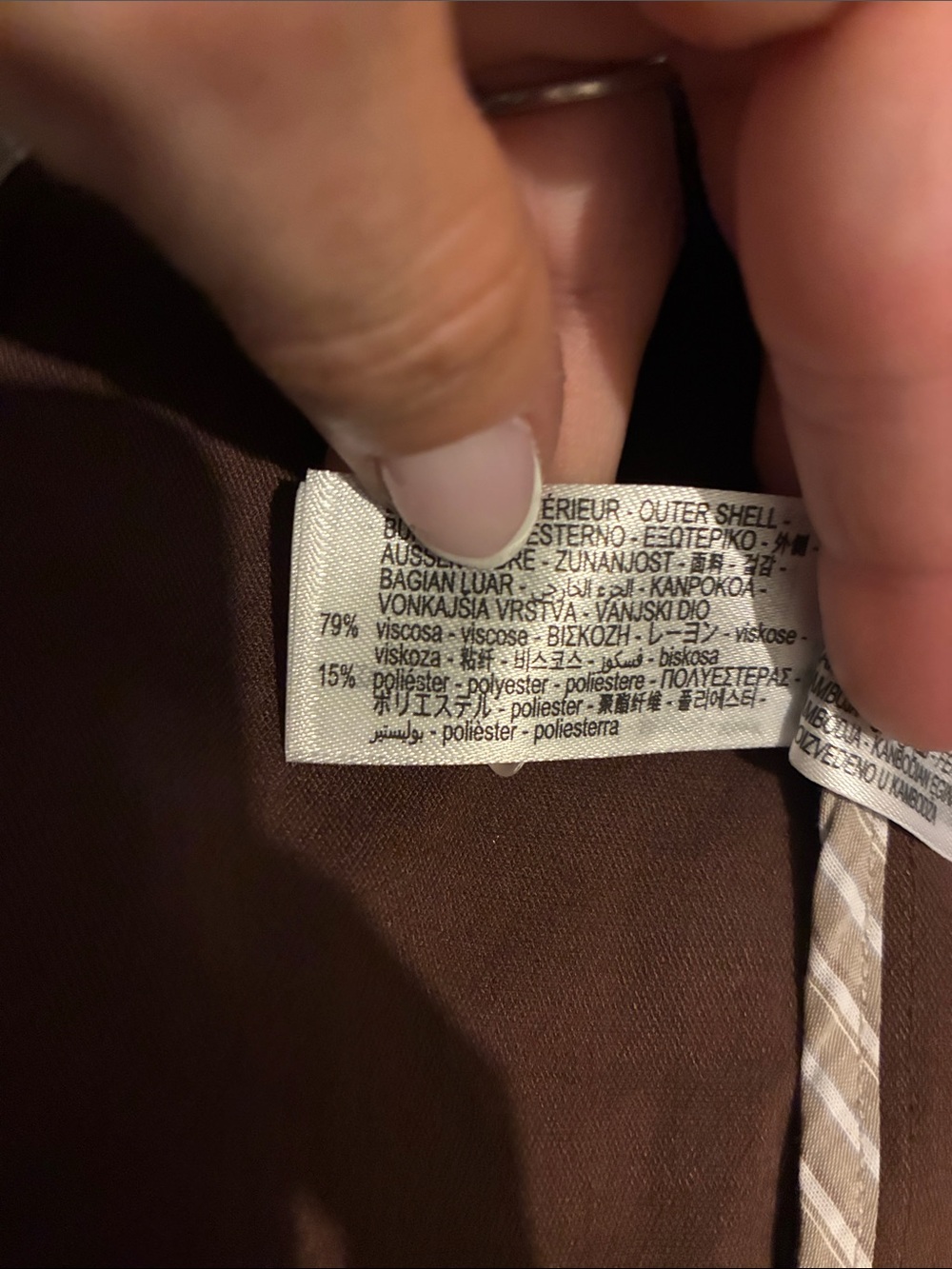 Zara NWT short sleeve brown blazer 8073/349 - Picture 11 of 11